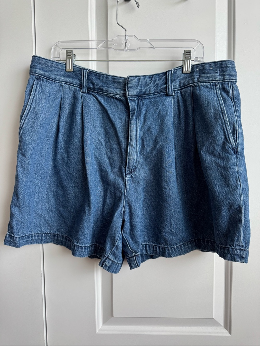 Madewell The Harlow Superwide High Rise Denim Shorts 31